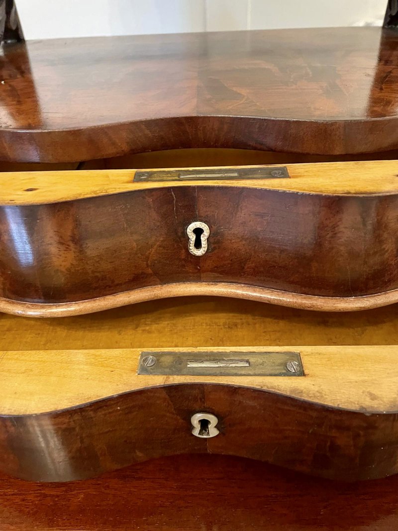 Fine Quality Antique Victorian Mahogany Dressing Mirror - Image 9